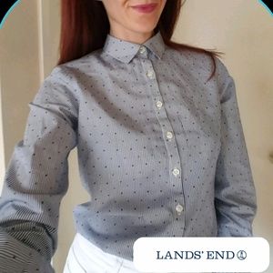 💙 Stripe polka dot dress shirt 💙